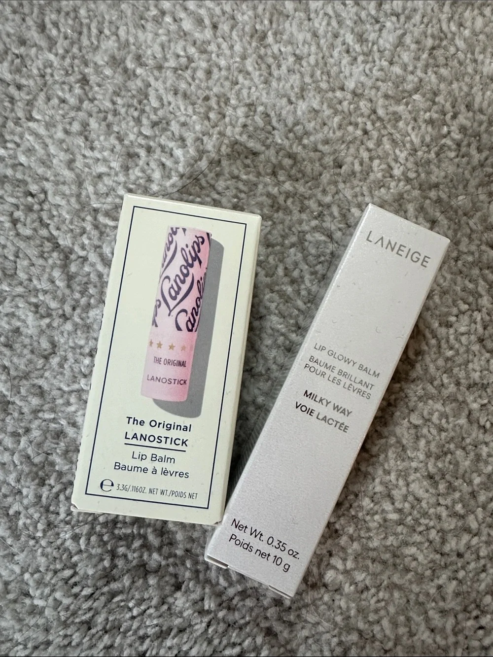 NWT 7 piece bundle LANEIGE Milky Way Lip Glowy Balm in Cream White